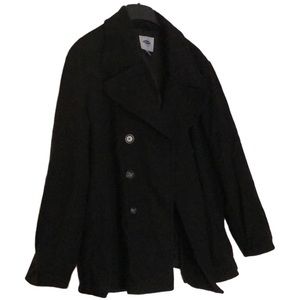 OLD NAVY Short Black XXL Pea Coat